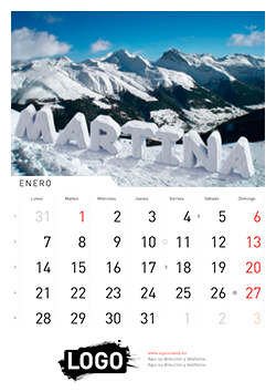 Diseño de calendario