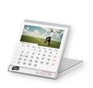Calendarios personalizados de mesa Caja Disquete 9X9