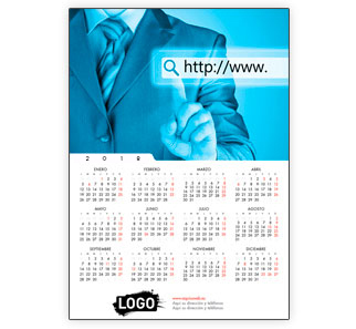 Calendarios de Imán Personalizados Din A4 Imán. 21x29,7 cm